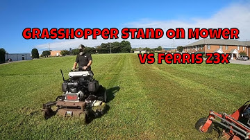 GrassHopper Stand On Mower First Impression (vs Ferris Zx3)