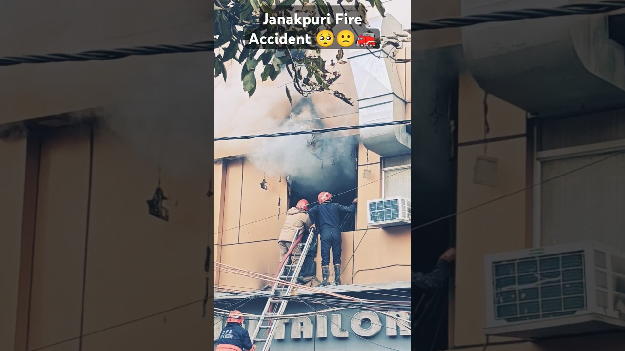Big Fire Accident In Janakpuri Delhi 🥺🚒🔥 