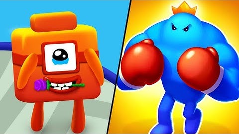 Merge Number Cube 3D | Punchy Race / All Level Gameplay: Android,iOS
