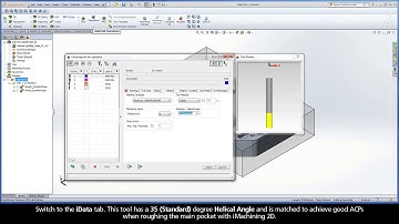 SolidCAM iMachining Training Course - Exer #5: Machine the main pocket...