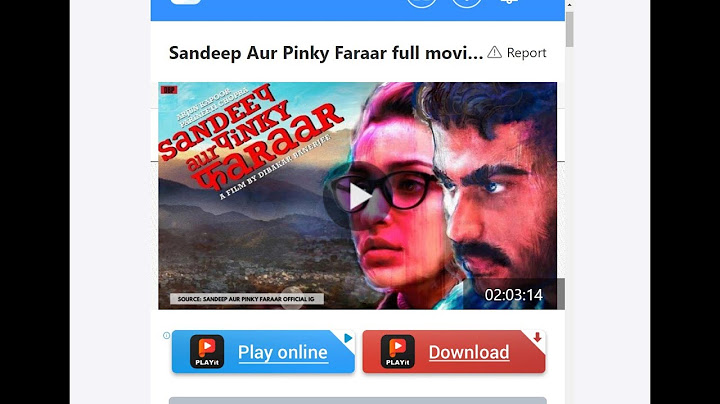 Sandeep aur pinky faraar full movie watch online free