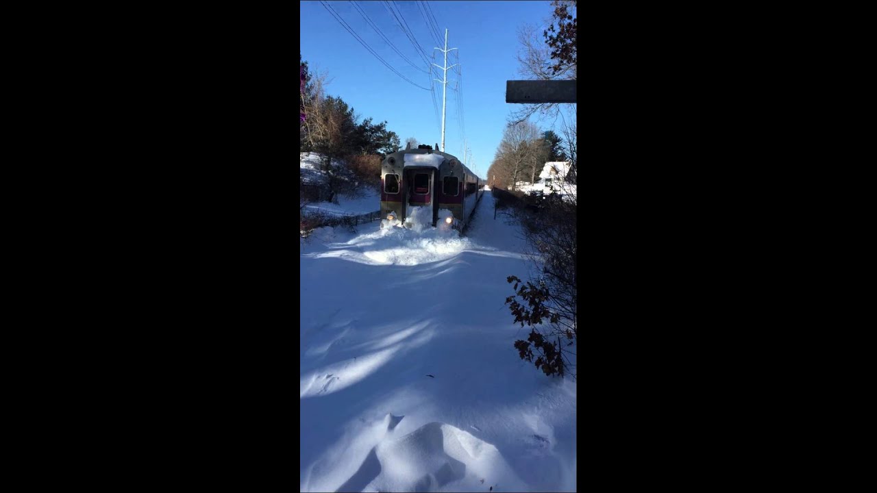 Needham Line Snow Plow Train