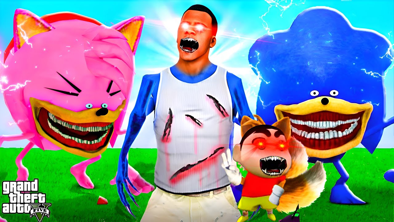 Franklin and Shinchan Find $10,000,000 SONIC TAPES in GTA 5 Tamil!
