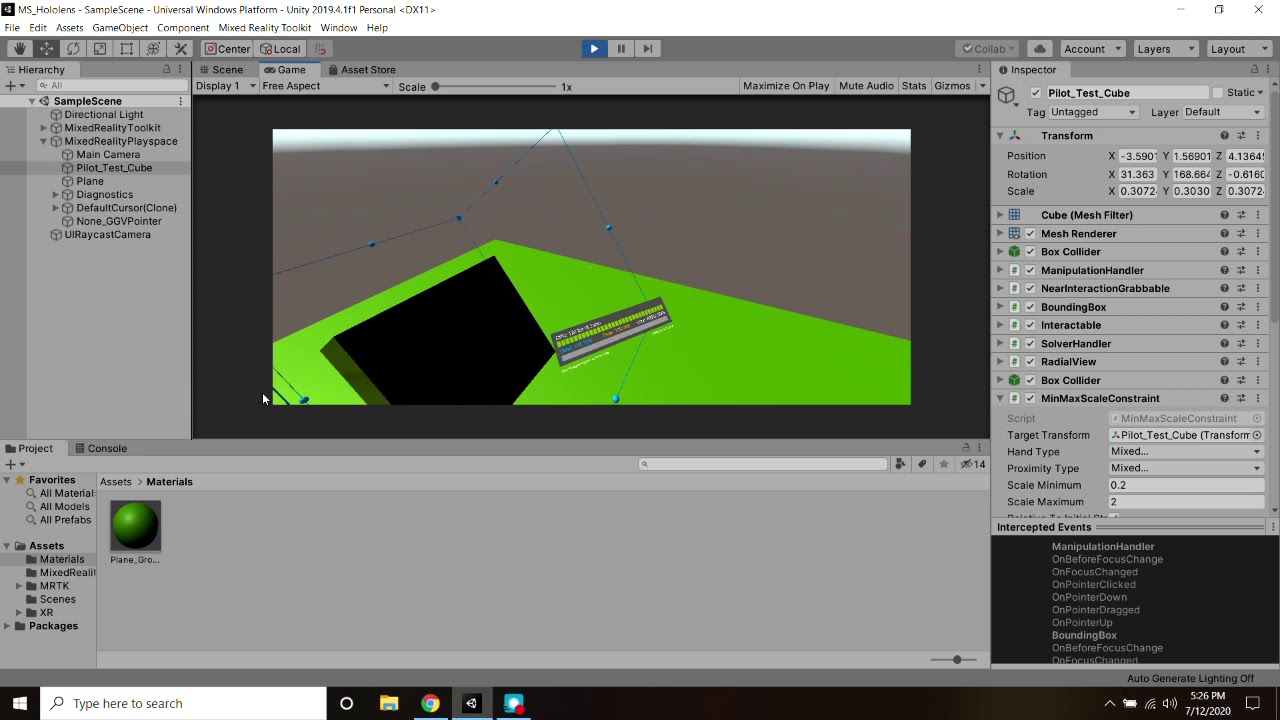 Tail Back To Camera | HoloLens 2 Tutorial | Microsoft | Unity Engine ...