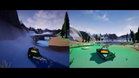 Tank Arena Shooter - Splitscreen Gameplay