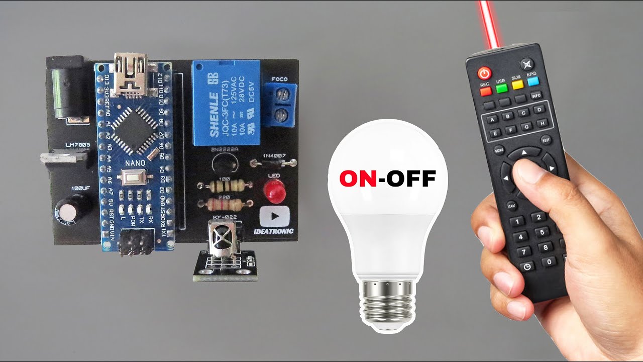 Encender Bombillo a Control ARDUINO/Ideatronic - YouTube