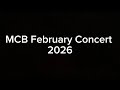 MCB February Concert 2026