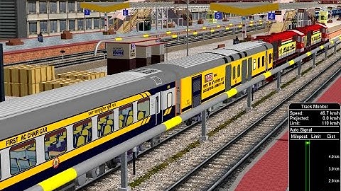 Tejas Express Departure From Ahemdabad Jn. Play In Open Rail || IR In MSTS Open Rail