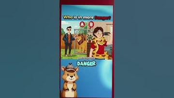 who is more dangerous #gaming #mindbendingquiz #riddlejourney #puzzlegame #commonsenseriddles