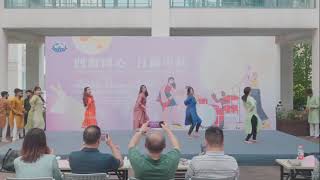 Indian dance at Chinese university #nanjinguniversityoftcm