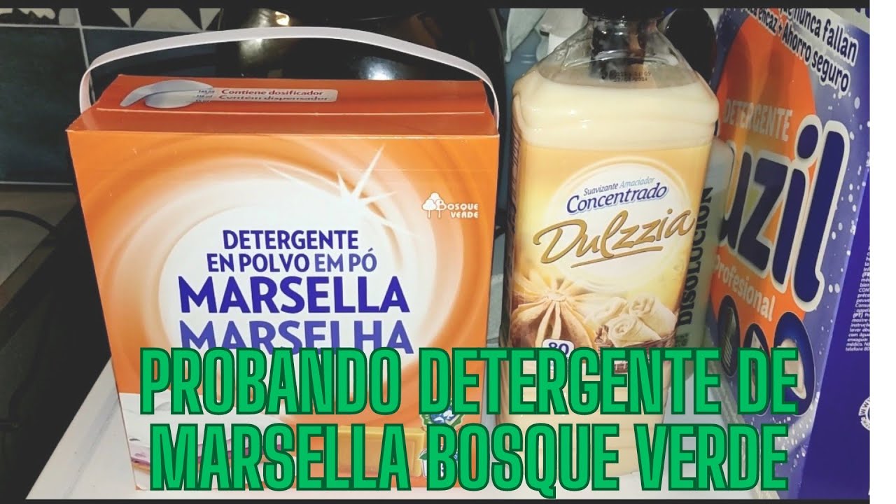 PROBANDO EL DETERGENTE DE MARSELLA DE BOSQUE VERDE (MERCADONA)
