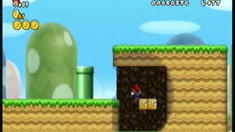 NSMB Wii - Custom Level #1