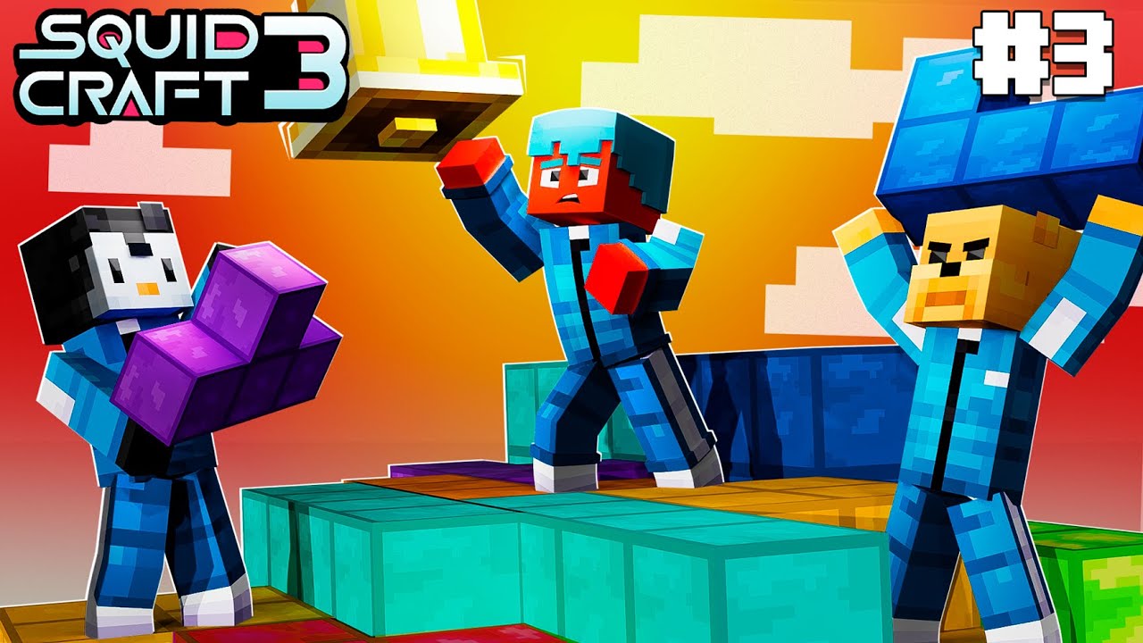 EL DÍA MÁS ESTRESANTE... - SQUID CRAFT 3 - DIA 3 - Ollie
