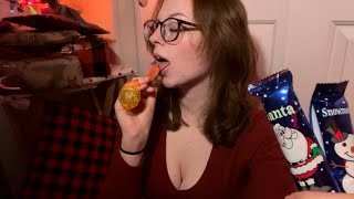 ASMR - Eating Christmas Candy! 🍫🎄(Whispers & Mouth Sounds)