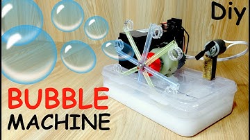 How to Make a Bubble Machine with Motor at home