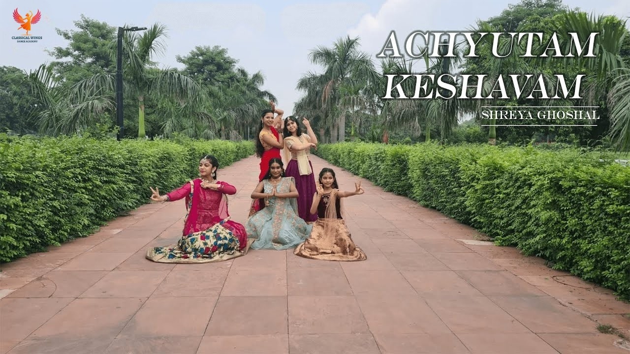 Achyutam Keshavam 🦚 | Semi Classical Dance Cover | Classical Wings Dance Academy