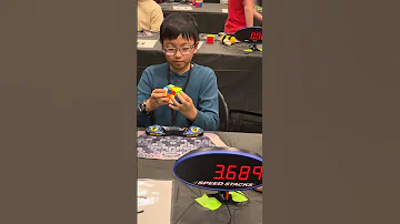 15 Second Solve At Cubing Competition 