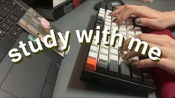 🌻 real time study with me | 3.5h with mechanical keyboard typing asmr • no music