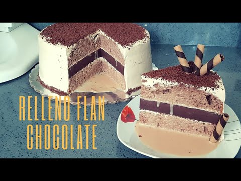 Pastel Moka de tres Leches| Relleno de flan de chocolate - YouTube