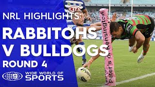 NRL Highlights: South Sydney Rabbitohs v Canterbury Bulldogs - Round 4