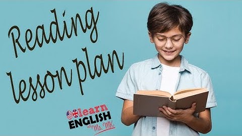 Reading lesson plan
