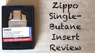 Zippo Single Torch Butane Lighter Insert Review