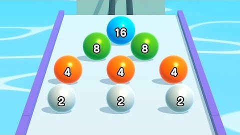 Ball Run 2048 🟥 Walkthrough Gameplay 🟢 All Levels Android iOS Mobile Game 🔥 Level 97-100