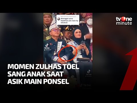 Anak Zulhas Beri Klarifikasi Saat Kepergok Ditowel Karena Main Ponsel | tvOne Minute
