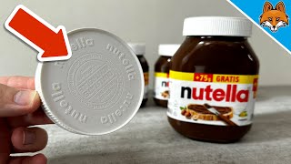 Almost NOBODY knows THIS secret of the Nutella lid💥(Did you know?)🤯