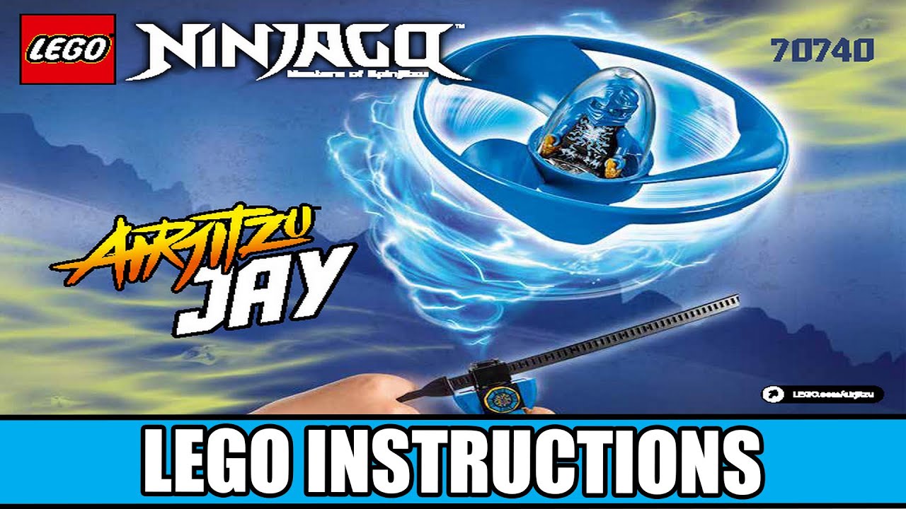 LEGO Instructions | Ninjago | 70740 | Airjitzu Jay Flyer - YouTube