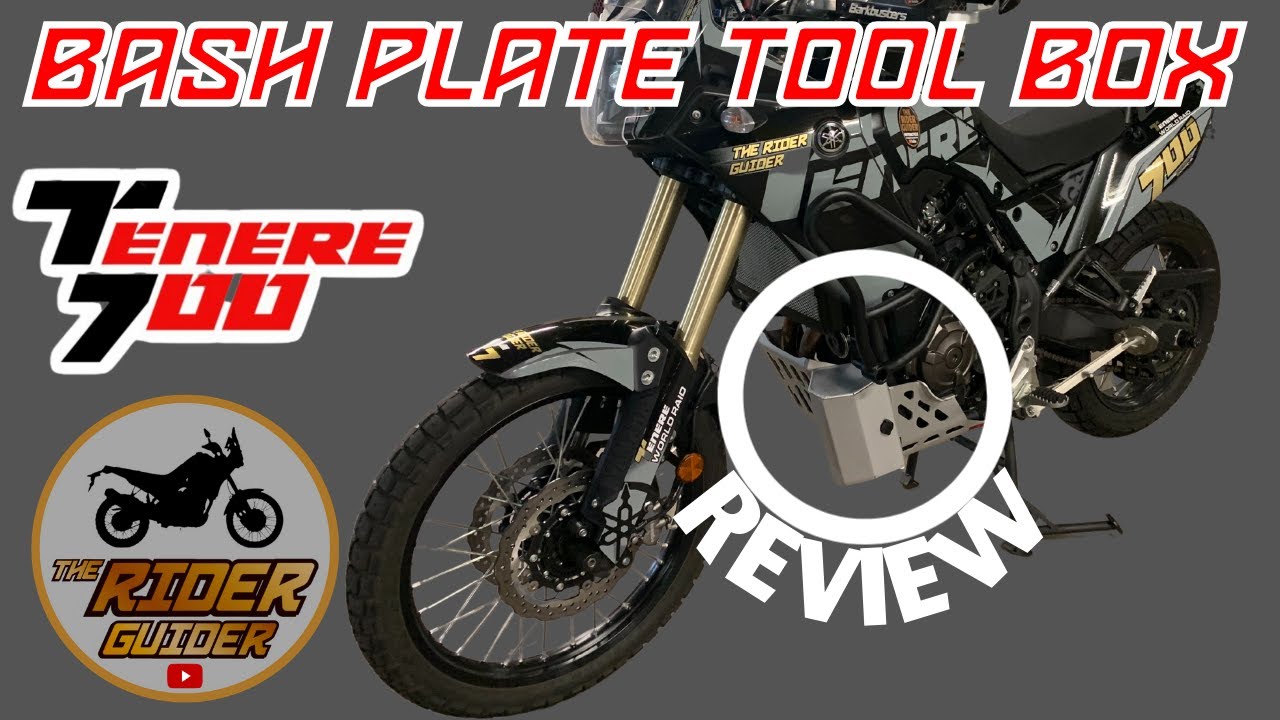 YAMAHA TENERE 700 BASHPLATE TOOL BOX REVIEW YouTube