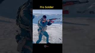 Amateur vs Pro vs THE GHOST Soldier — Who Survives? 💀 #shorts