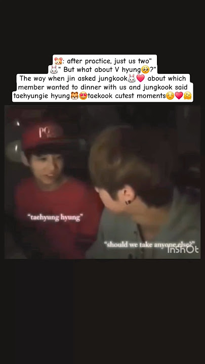 jk wants tae to join dinner with him♥️#taekook #vkook #shortsfeed #taekookfanart #ytshort #taekookff