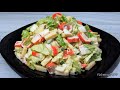 САЛАТ из Пекинской Капусты Вкусно Просто Быстро Крабовый Салат Рецепт.