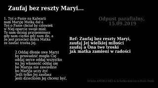 Zaufaj Bez Reszty Maryi Youtube