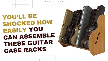 The Studio™ Guitar Case Stand Is Super Easy to Assemble