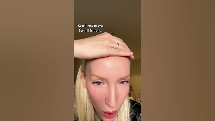 Keep it undercover, maybe not. #forehead #reveal #keepitundercover