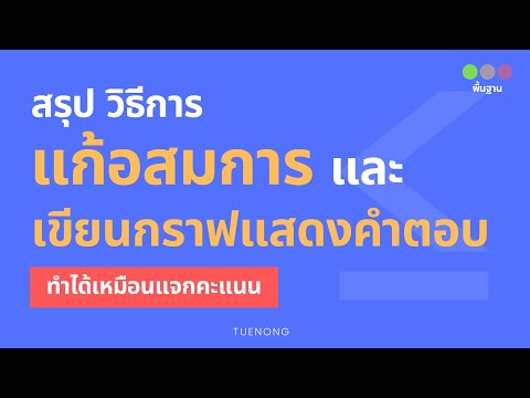 อสมการ ม.3 - 1.3 จงแก้อสมการต่อไปนี้ และเขียนกราฟแสดงคำตอบ ( Step 3/4 ) | TUENONG