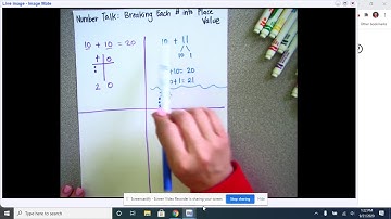 Number Talk: Break numbers into place value