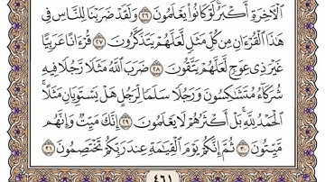سورة  الزمر  من  الآية (21) الى الآية ( 31 ) مكررة   21 مرة  بصوت الشيخ محمد أيوب رحمه الله