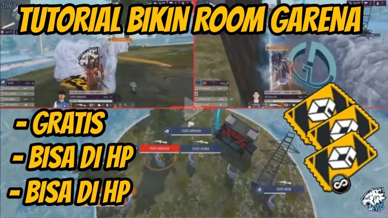 CARA BIKIN CUSTOM ROOM GARENA GRATIS TANPA SEWA TERBARU 2024