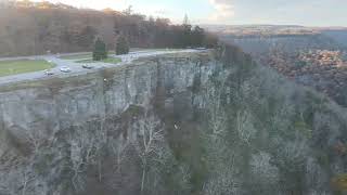 Flight over John Boyd Thacher State Park