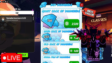 99 NIGHTS IN THE FOREST GIVEAWAY LIVE🔴 GIFTING DIAMONDS TO VIEWERS! (Roblox Giveaway)💎