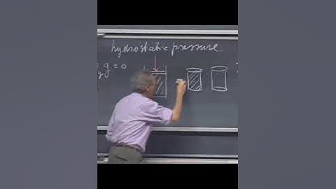 Walter Lewin demonstrates Pascal