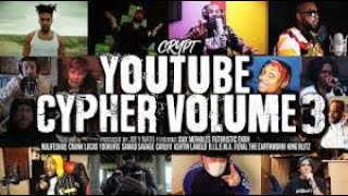 Crypt -YouTube Cypher Vol  3 (ft.  Dax, Merkules, NoLifeShaq, Futuristic, Crank Lucas) Clean