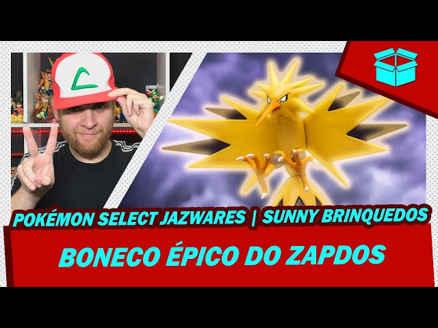 Boneco Pokémon Zapdos Articulado Figura De Ação Select Sunny - JP Toys -  Brinquedos e Actions Figures para todas as idades