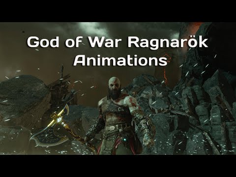 God of War Ragnarök Animations (Walk, Run, Attacks, Runic attacks