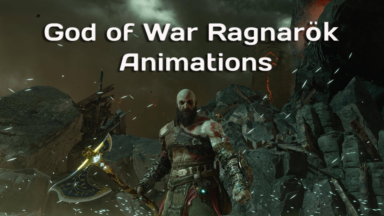 God of War Ragnarök Animations (Walk, Run, Attacks, Runic attacks