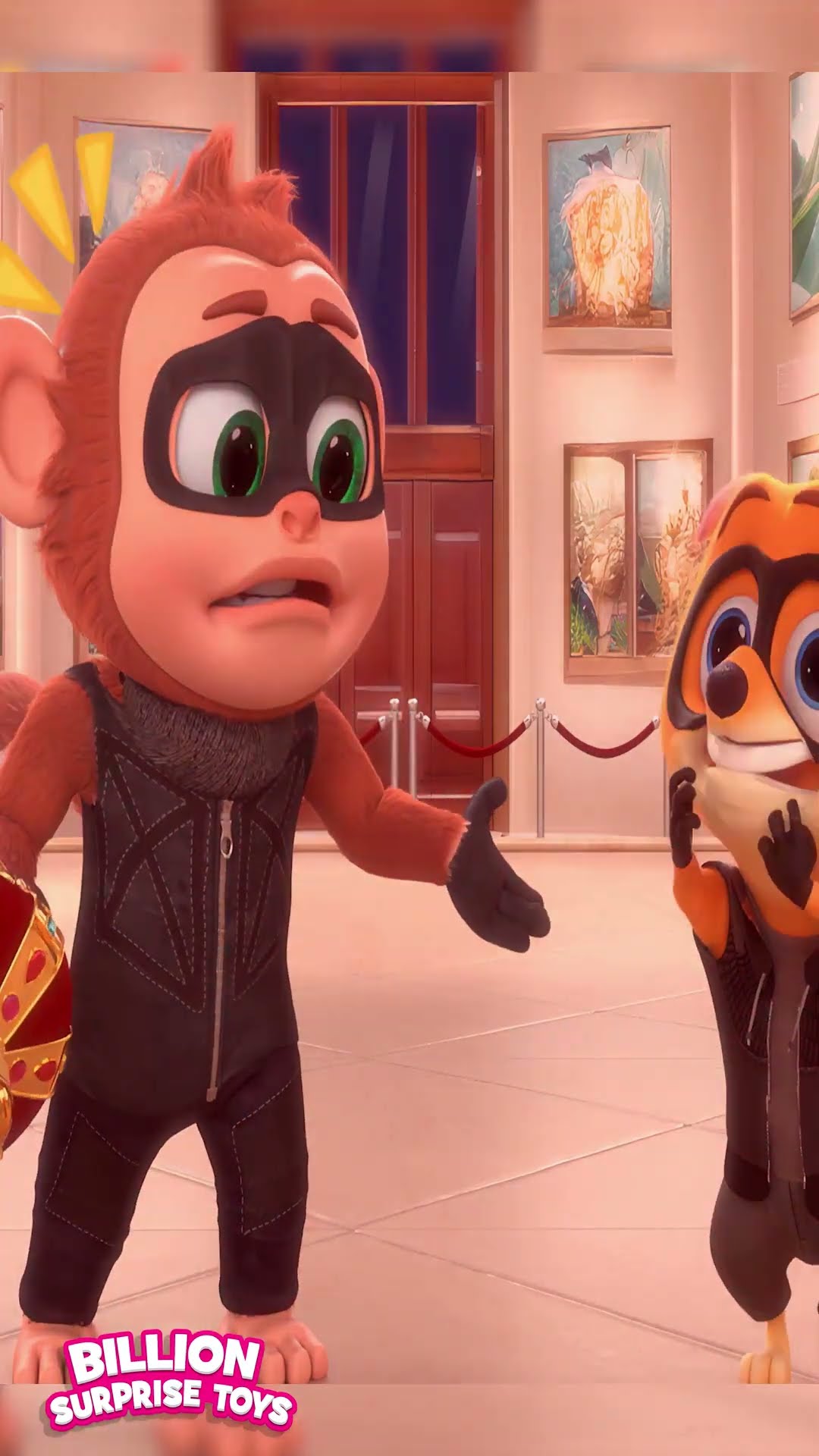 Thieves stole the national crown from the Museum  - ABCs and 123s #shorts #billionsurprisetoys