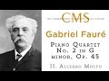 Miniature de la vidéo de la chanson Piano Quartet No. 2 In G Minor, Op. 45: Ii. Allegro Molto
